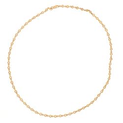 NECKLACE: (1) 18KRG necklace 18 inch, lobster clasp, 66 bezel set rbc diamonds, 4.00 cts. TWA, VS2/H