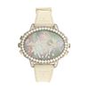 Image 1 : WATCH: [1] Stainless steel Tiret Second Chance quartz wristwatch; Mother of pearl dial with pave set