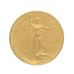 COIN: [1] 1986 U.S. American Eagle coin; 1oz fine gold; 34.0 grams.