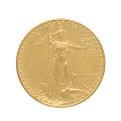 COIN: [1] 1986 U.S. American Eagle coin; 1oz fine gold; 34.0 grams.