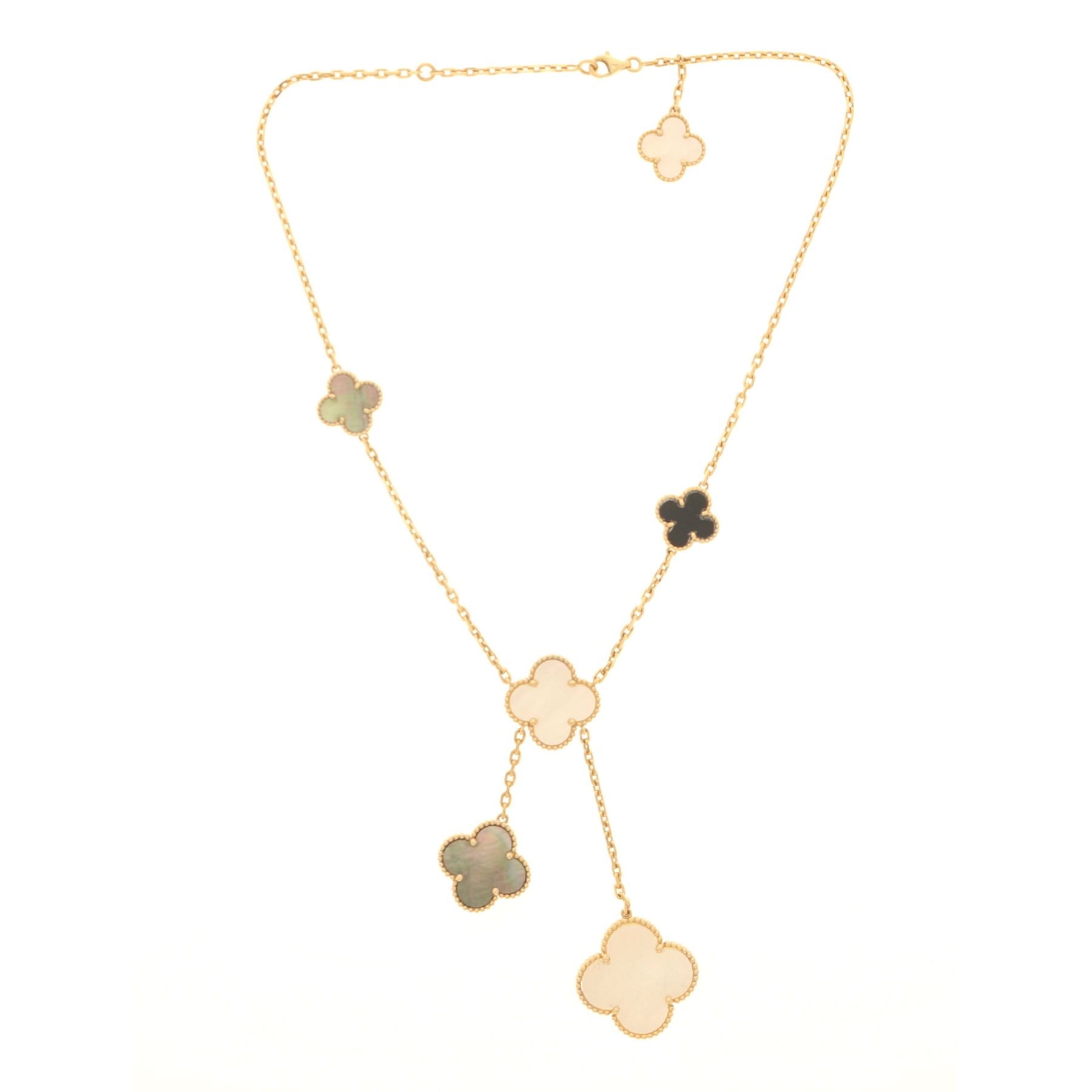 Van cleef and arpels magic alhambra necklace Clearance