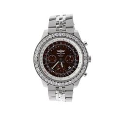 WATCH:  [1] Stainless steel gents Breitling for Bentley Motors Automatic Chronograph watch with a bl