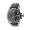 Image 1 : ROLEX: [1] Stainless steel Rolex Submariner Date watch; 40mm case, green dial, green uni-directional