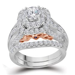 2.01 CTW Diamond Bellissimo Bridal Engagement Ring 14KT White Gold - REF-337F5N