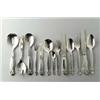 Image 1 : GEORG JENSEN, Kopenhagen - Gundorph Albertus - Besteck Bittersweet/ Pinie - Silber, 50-tlg., b...