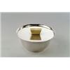 Image 1 : SILBERSCHMIEDE WEIßENFELS - Kurt Poetzsch - Dose, - Silber, Elfenbein. Über rundem Stand leich...