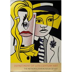 ROY LICHTENSTEIN (1923 - 1997) - Stepping out, - Farboffset. Stilisierte Darstellung eines jung...