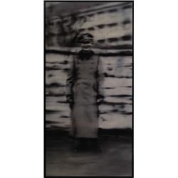 GERHARD RICHTER (*1932) - Onkel Rudi, - Farb-Offset. Frontalansicht eines jungen Soldaten in Un...