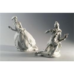 Königliche Porzellanmanufaktur Berlin, Berlin - Hermann Hubatsch - Firgurengruppe Harlekin und...