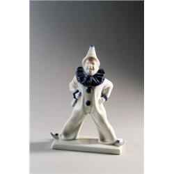 ROSENTHAL, KUNSTABT. SELB, Selb - Ferdinand Liebermann - Pierrot, - Porzellan. Farbige Bemalun...