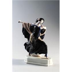 ROSENTHAL, KUNSTABT. SELB, Selb - Ferdinand Liebermann - Figur Spanische Tänzerin, - Porzellan...