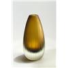 Image 1 : RIIHIMÄEN LASY OY, Riihimäki - Nanny Still - Vase, - farbloses Glas mit cognacfarbenem Innenüb...