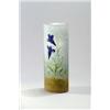 Image 1 : DAUM FRÈRES, NANCY - Vase Gentiane, - farbloses Glas, partiell hellblauer Innenüberfang mit wei...