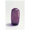 Image 1 : VENINI & C., Murano - Vase, - farblose, rote und blaue Glasstäbe miteinander verschmolzen, spir...