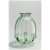 Image 1 : VENINI & C., Murano - Vittorio Zecchin - Vase, - hellgrünes Glas. Hohe ovoide Form mit eingezo...