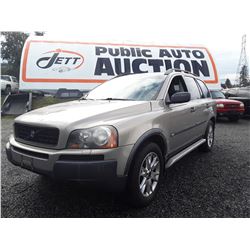 H4 --  2003 VOLVO XC90, WAGON,  , Brown , 229300  KM's