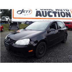 J2 --  2007 VW Rabbit , Black , 279800  KM's