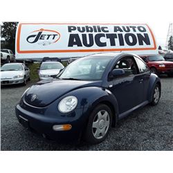 E3 --  2000 Volkswagen Beetle diesel , Blue , 233663  KM's