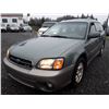 Image 1 : E1 --  2003 Subaru Outback 3.0 Special , Green , 278506  KM's