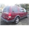 Image 3 : F6 -- 2005 PONTIAC MONTANA VAN, RED, 224724 KMS