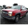 Image 1 : J6 --  2006 Chevrolet Avalanche , Red , 238880  KM's