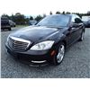Image 1 : K3 --  2012 Mercedes-Benz S 550V 4 Matic , Black , 77548  KM's