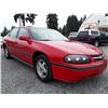Image 2 : L5 --  2004 Chevrolet Impala , Red , 190430  KM's