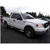 Image 2 : A9 --  2007 Ford F150 Ext Cab 4x4 , White , 273565  KM's