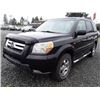 Image 1 : K6 -- 2008 HONDA PILOT SE SUV, BLACK, 153838 KMS DEC'S, OOP QB