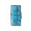 Image 1 : CTC Vintage Block Turquoise Mosaic Inlay Ring
