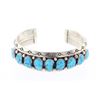 Image 1 : Sarah Curley Vintage Turquoise Row Bracelet
