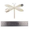 Image 2 : Sleeping Beauty Turquoise Contemporary Dragon Fly Diagonal Full Ear Earrings