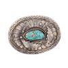 Image 1 : Old Pawn Turquoise Belt Buckle