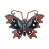 Image 1 : Michael Old Pawn Multi Stone Butterfly Pin
