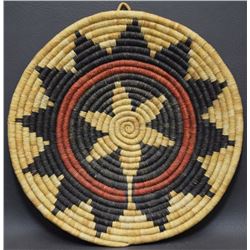 HOPI INDIAN BASKET PLAQUE
