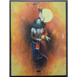 NAVAJO INDIAN PAINTING (BAHE)