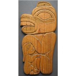 TLINGIT INDIAN WALL PLAQUE ( JACKSON)