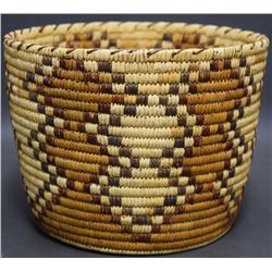 PAPAGO INDIAN BASKETRY CYLINDER