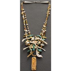 SANTO DOMINGO INDIAN FETISH NECKLACE