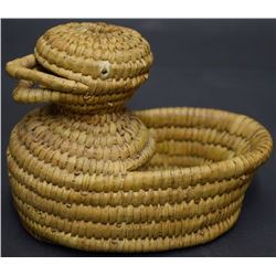 PAPAGO INDIAN BASKETRY DUCK