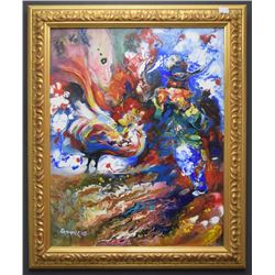 NAVAJO INDIAN PAINTING (ASHKIE)