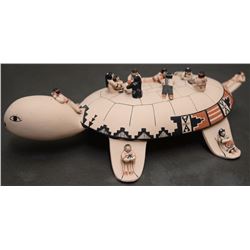 COCHITI INDIAN POTTERY TURTLE ( SUINA)
