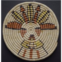 HOPI INDIAN BASKETRY PLAQUE (FRED)