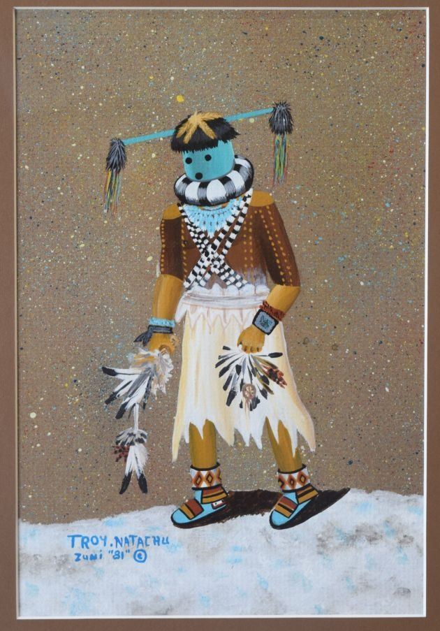 ZUNI INDIAN PAINTING (NATACHU)
