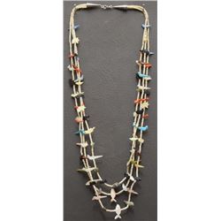 PUEBLO INDIAN FETISH NECKLACE