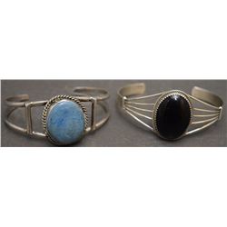 TWO NAVAJO INDIAN BRACELETS