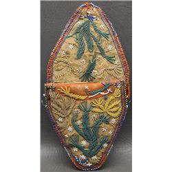 IROQUOIS BEADED WALL POCKET