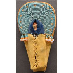 PLATEAU INDIAN TOY CRADLE