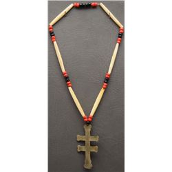 PLAINS INDIAN CROSS NECKLACE