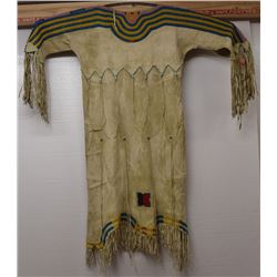 BLACKFOOT INDIAN HIDE DRESS